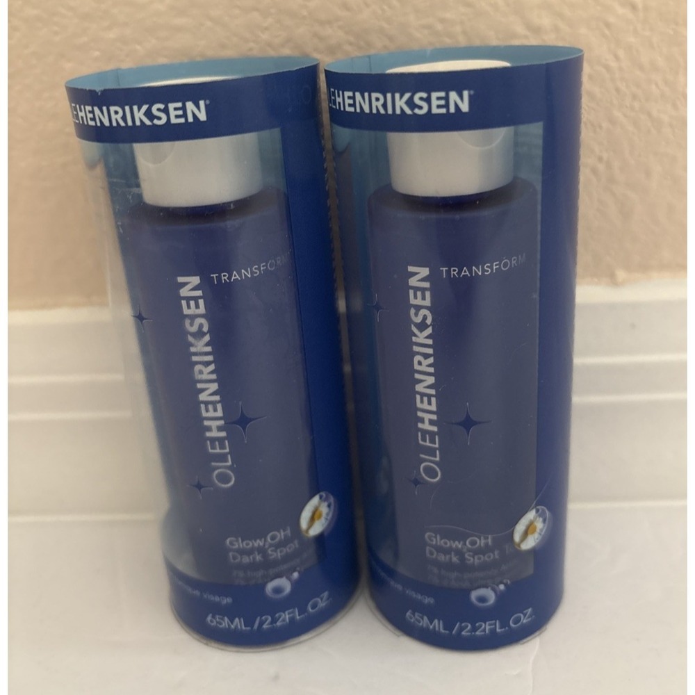 Lot of 2 OLE HENRIKSEN Glow2OH Dark Spot Toner 65ml/2.2oz New Sealed